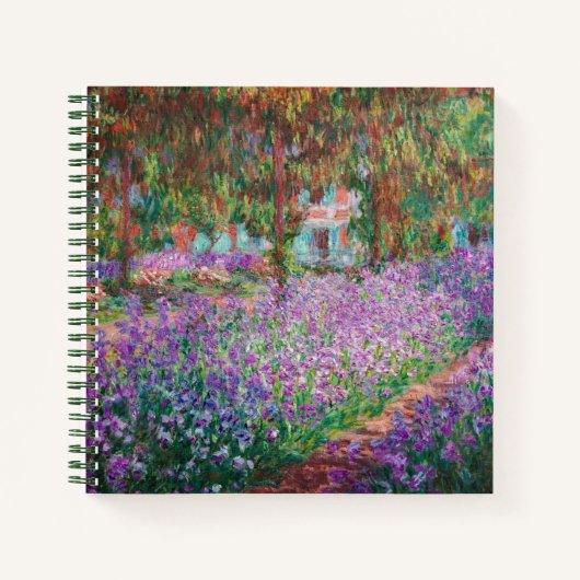 Claude Monet - De tuin van de kunstenaar in Givern Notitieboek (Voorkant)
