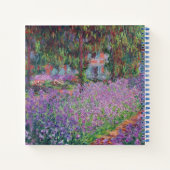 Claude Monet | De tuin van de kunstenaar in Givern Notitieboek (Achterkant)