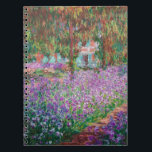 Claude Monet - De tuin van de kunstenaar in Givern Notitieboek<br><div class="desc">The Artists Garden at Giverny / Le Jardin de l'artiste a Giverny - Claude Monet,  1900</div>