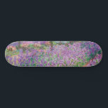 Claude Monet - De tuin van de kunstenaar in Givern Persoonlijk Skateboard<br><div class="desc">The Artists Garden at Giverny / Le Jardin de l'artiste a Giverny - Claude Monet,  1900</div>
