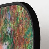 Claude Monet - De tuin van de kunstenaar in Givern Pickleball Paddle (Links Detail)
