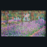 Claude Monet - De tuin van de kunstenaar in Givern Plaatskaart Houder<br><div class="desc">The Artists Garden at Giverny / Le Jardin de l'artiste a Giverny - Claude Monet,  1900</div>