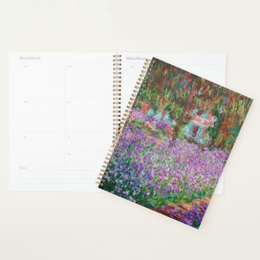 Claude Monet - De tuin van de kunstenaar in Givern Planner (Display)