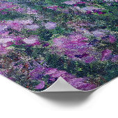 Claude Monet | De tuin van de kunstenaar in Givern Poster (Hoek)