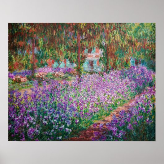 Claude Monet - De tuin van de kunstenaar in Givern Poster (Voorkant)