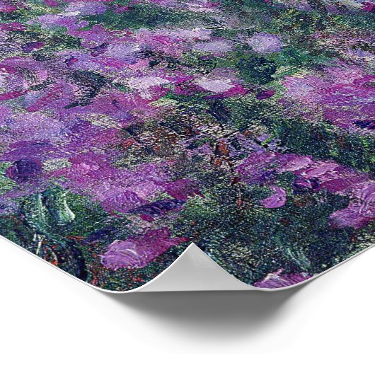 Claude Monet | De tuin van de kunstenaar in Givern Poster (Hoek)