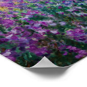 Claude Monet - De tuin van de kunstenaar in Givern Poster (Hoek)