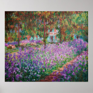 Claude Monet - De tuin van de kunstenaar in Givern Poster