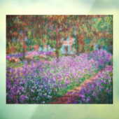 Claude Monet - De tuin van de kunstenaar in Givern Raamsticker (Vel 3)