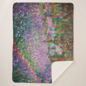 Claude Monet - De tuin van de kunstenaar in Givern Sherpa Deken (Voorkant)