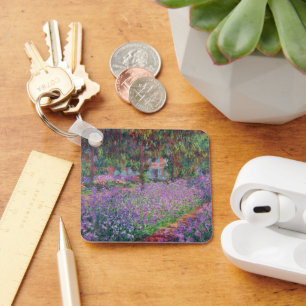 Claude Monet De tuin van de kunstenaar in Givern Sleutelhanger