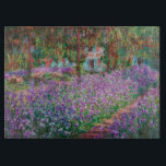 Claude Monet - De tuin van de kunstenaar in Givern Snijplank<br><div class="desc">The Artists Garden at Giverny / Le Jardin de l'artiste a Giverny - Claude Monet,  1900</div>