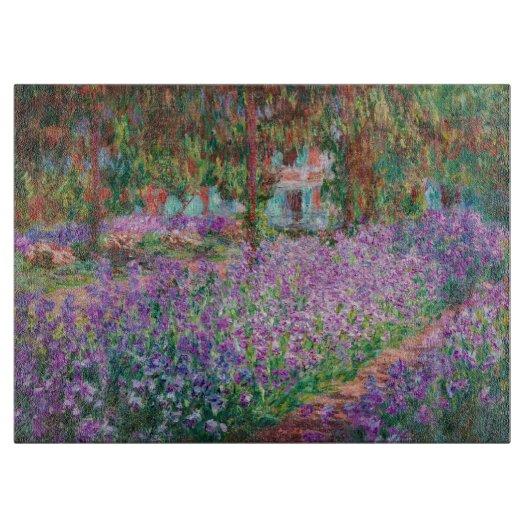 Claude Monet - De tuin van de kunstenaar in Givern Snijplank (Voorkant)