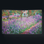 Claude Monet - De tuin van de kunstenaar in Givern Spandoek<br><div class="desc">The Artists Garden at Giverny / Le Jardin de l'artiste a Giverny - Claude Monet,  1900</div>