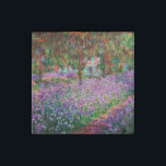 Claude Monet - De tuin van de kunstenaar in Givern Stenen Magneet<br><div class="desc">The Artists Garden at Giverny / Le Jardin de l'artiste a Giverny - Claude Monet,  1900</div>
