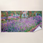 Claude Monet - De tuin van de kunstenaar in Givern Strandlaken<br><div class="desc">The Artists Garden at Giverny / Le Jardin de l'artiste a Giverny - Claude Monet,  1900</div>