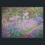 Claude Monet - De tuin van de kunstenaar in Givern Tafelkleed<br><div class="desc">The Artists Garden at Giverny / Le Jardin de l'artiste a Giverny - Claude Monet,  1900</div>