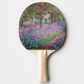 Claude Monet - De tuin van de kunstenaar in Givern Tafeltennisbatje (Achterkant)