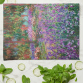 Claude Monet - De tuin van de kunstenaar in Givern Theedoek (Gevouwen)