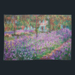 Claude Monet - De tuin van de kunstenaar in Givern Theedoek<br><div class="desc">The Artists Garden at Giverny / Le Jardin de l'artiste a Giverny - Claude Monet,  1900</div>