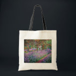 Claude Monet - De tuin van de kunstenaar in Givern Tote Bag<br><div class="desc">The Artists Garden at Giverny / Le Jardin de l'artiste a Giverny - Claude Monet,  1900</div>