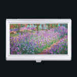 Claude Monet - De tuin van de kunstenaar in Givern Visitekaarthouder<br><div class="desc">The Artists Garden at Giverny / Le Jardin de l'artiste a Giverny - Claude Monet,  1900</div>