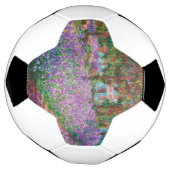 Claude Monet - De tuin van de kunstenaar in Givern Voetbal (Gedraaid)