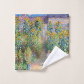 Claude Monet - De tuin van de kunstenaar in Vetheu Bad Handdoek (Wasdoekje)