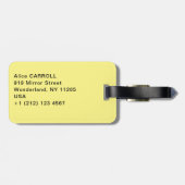 Claude Monet - De tuin van de kunstenaar in Vetheu Bagagelabel (Achterkant horizontaal)