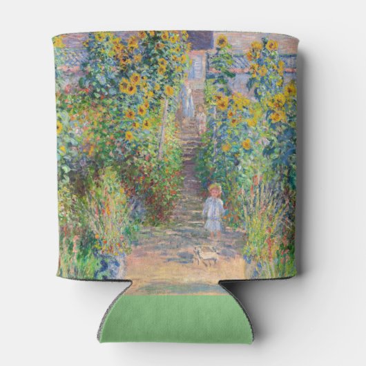 Claude Monet - De tuin van de kunstenaar in Vetheu Blikjeskoeler (Achterkant)