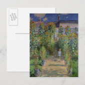 Claude Monet | De tuin van de kunstenaar in Vetheu Briefkaart (Voorkant / Achterkant)