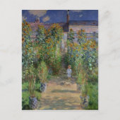 Claude Monet | De tuin van de kunstenaar in Vetheu Briefkaart (Voorkant)