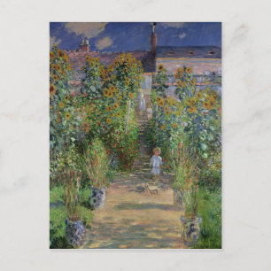Claude Monet   De tuin van de kunstenaar in Vetheu Briefkaart