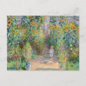 Claude Monet - De tuin van de kunstenaar in Vetheu Briefkaart (Voorkant)