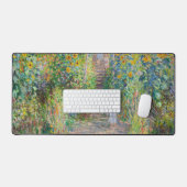 Claude Monet - De tuin van de kunstenaar in Vetheu Bureaumat (Keyboard & Muis)