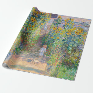 Claude Monet - De tuin van de kunstenaar in Vetheu Cadeaupapier