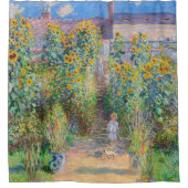 Claude Monet - De tuin van de kunstenaar in Vetheu Douchegordijn (Voorkant)