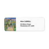 Claude Monet - De tuin van de kunstenaar in Vetheu Etiket (Voorkant)