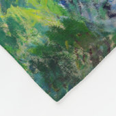 Claude Monet - De tuin van de kunstenaar in Vetheu Fleece Deken (Hoek)