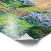 Claude Monet - De tuin van de kunstenaar in Vetheu Foto Afdruk (Hoek)