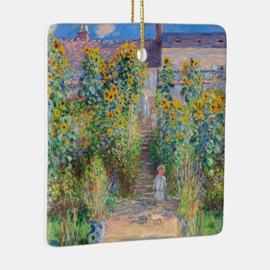 Claude Monet - De tuin van de kunstenaar in Vetheu Keramisch Ornament (Rechts)