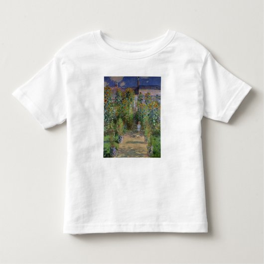 Claude Monet | De tuin van de kunstenaar in Vetheu Kinder Shirts (Voorkant)