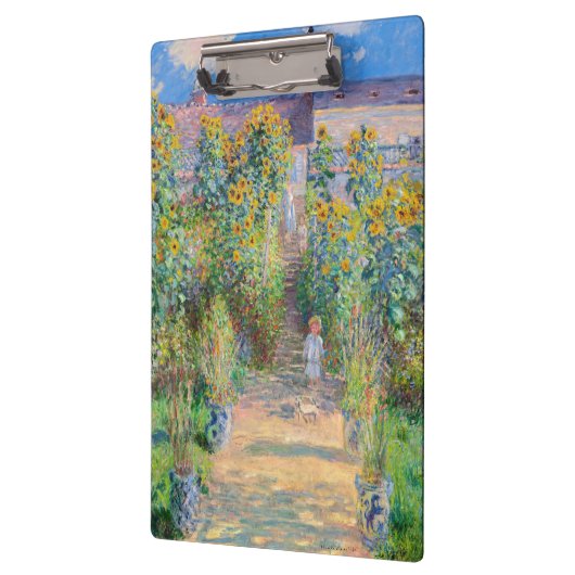 Claude Monet - De tuin van de kunstenaar in Vetheu Klembord (Links)