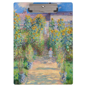 Claude Monet - De tuin van de kunstenaar in Vetheu Klembord