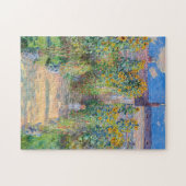 Claude Monet - De tuin van de kunstenaar in Vetheu Legpuzzel (Horizontaal)