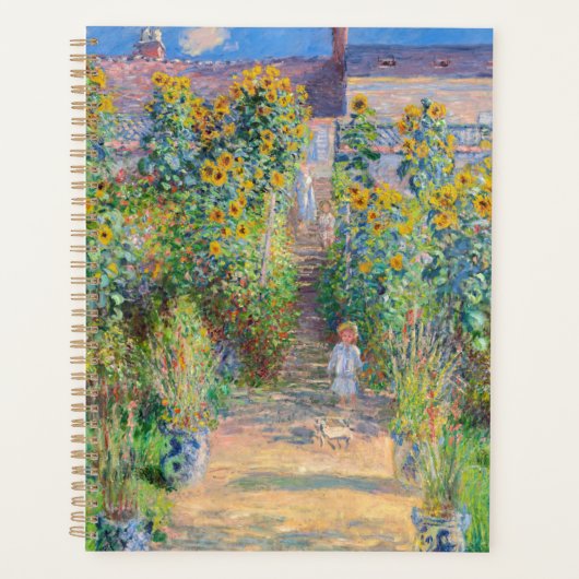 Claude Monet - De tuin van de kunstenaar in Vetheu Planner (Voorkant)