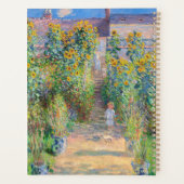 Claude Monet - De tuin van de kunstenaar in Vetheu Planner (Achterkant)