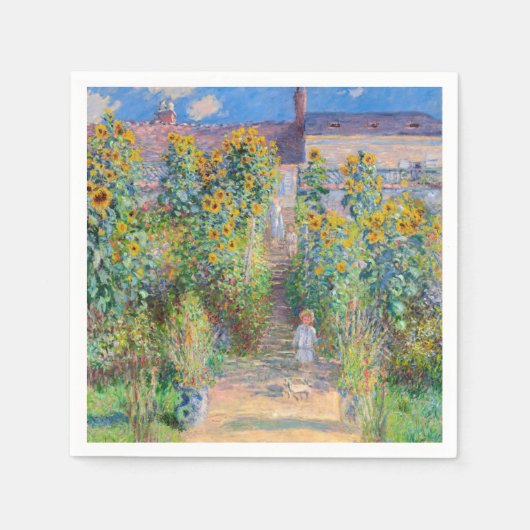 Claude Monet - De tuin van de kunstenaar in Vetheu Servet (Voorkant)