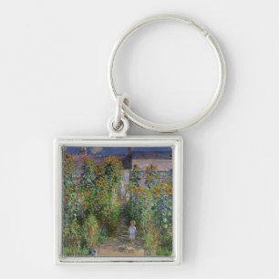 Claude Monet   De tuin van de kunstenaar in Vetheu Sleutelhanger