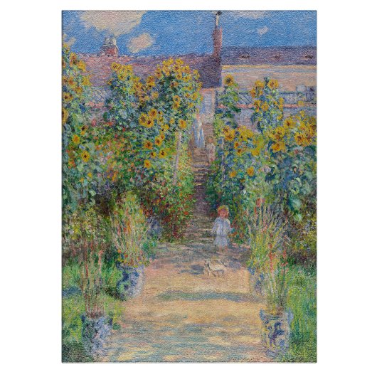 Claude Monet - De tuin van de kunstenaar in Vetheu Snijplank